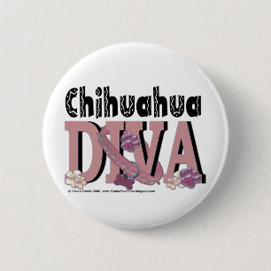 Chihuahua DIVA Ronde Button 5,7 Cm