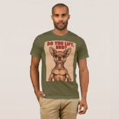 Chihuahua Do You Lift Bro T-shirt 01 (Voorkant volledig)