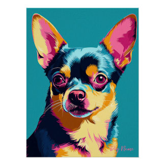 Chihuahua Dog 001 - Bruno Pokopen Perfect Poster
