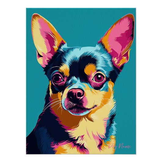 Chihuahua Dog 001 - Bruno Pokopen Perfect Poster (Voorkant)