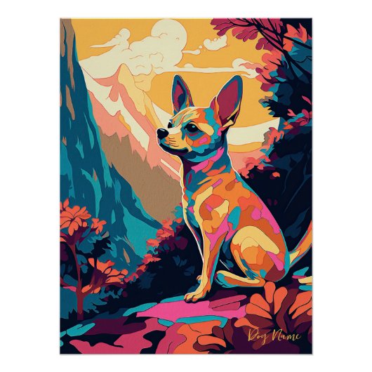 Chihuahua Dog 003 - Bruno Pokopen Perfect Poster (Voorkant)