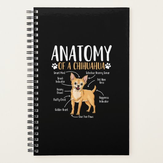 Chihuahua Dog Anatomy Planner (Voorkant)