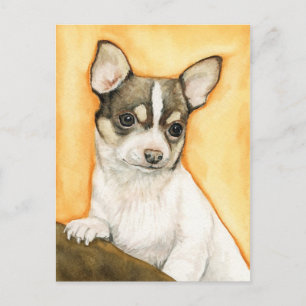 "Chihuahua" Dog Art Briefkaart