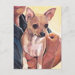Chihuahua Dog Art Briefkaart