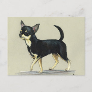 "Chihuahua" Dog Art Briefkaart