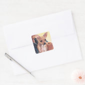 Chihuahua Dog Art Sticker (Envelop)