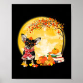 Chihuahua Dog Autumn Herfst Pumpkin Truck Mappe da Poster (Voorkant)
