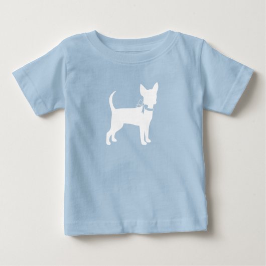 Chihuahua Dog Baby shower Blue Boy (Voorkant)