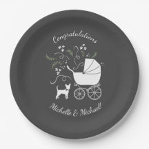 Chihuahua Dog Baby shower Genderneutraal