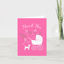 Chihuahua Dog Baby shower Pink Girl