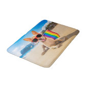 Chihuahua Dog bij het strand Badmat (Gekanteld)