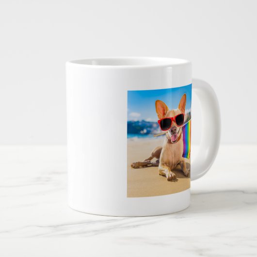 Chihuahua Dog bij het strand Grote Koffiekop (Voorkant rechts)