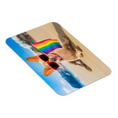 Chihuahua Dog bij het strand Magneet (Rechterzijde)