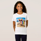 Chihuahua Dog bij het strand T-shirt (Voorkant volledig)