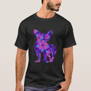 Chihuahua Dog bloedig tropisch Hawaiian Floral Chi T-shirt