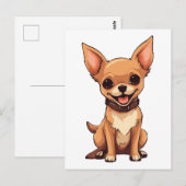 Chihuahua Dog Briefkaart (Voorkant / Achterkant)