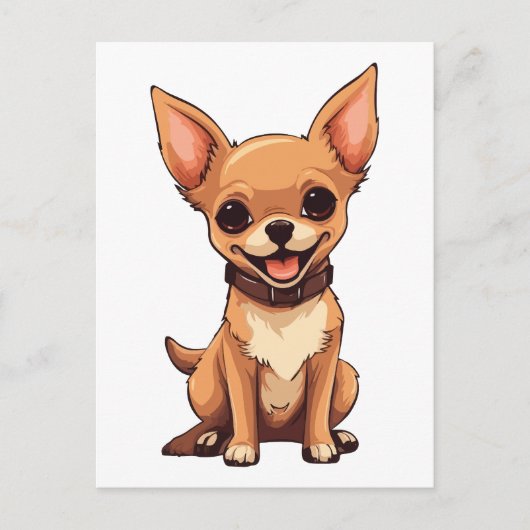 Chihuahua Dog Briefkaart (Voorkant)