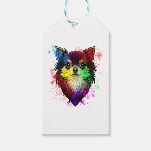 Chihuahua Dog Cadeaulabel (Voorkant)