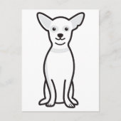 Chihuahua Dog Cartoon Briefkaart (Voorkant)