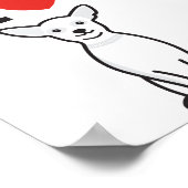 Chihuahua Dog Cartoon Poster (Hoek)