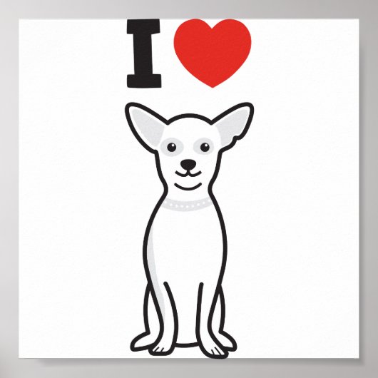Chihuahua Dog Cartoon Poster (Voorkant)
