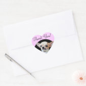 Chihuahua Dog Dank u hart stickers (Envelop)