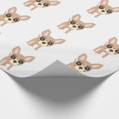 Chihuahua Dog Design Cadeaupapier (Hoek)