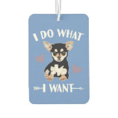 chihuahua dog doe wat ik wil dat mama vader luchtverfrisser (Achterkant)