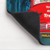 Chihuahua Dog Driving Car Scary Halloween Muismat (Hoek)