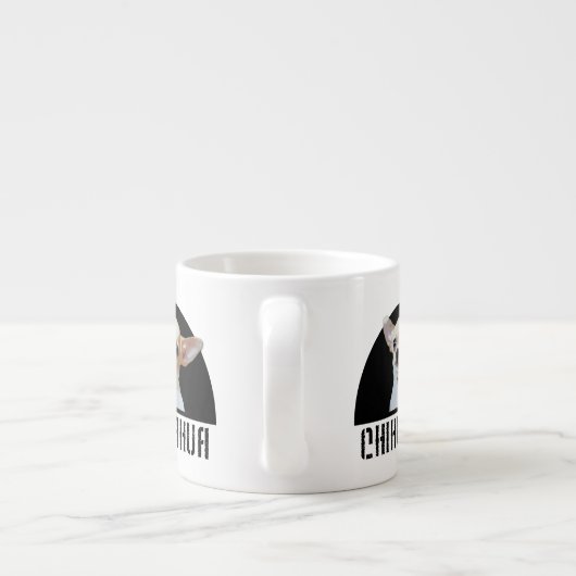Chihuahua dog espresso kop (Achterkant)