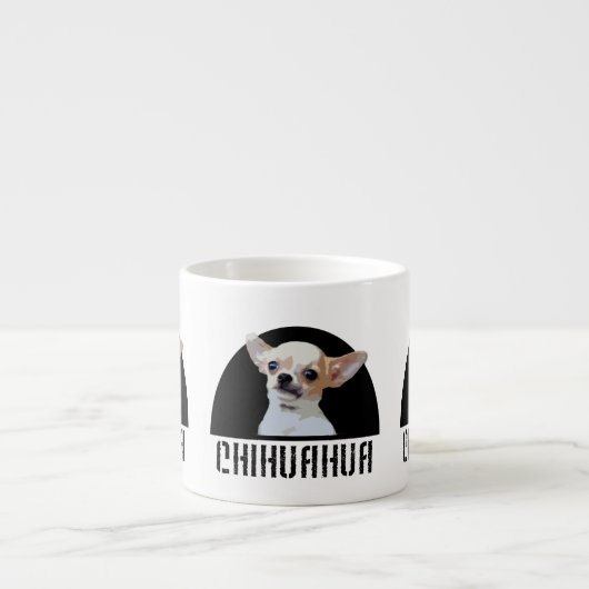 Chihuahua dog espresso kop (Voorkant)