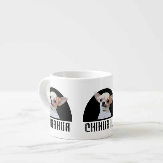 Chihuahua dog espresso kop (Links)