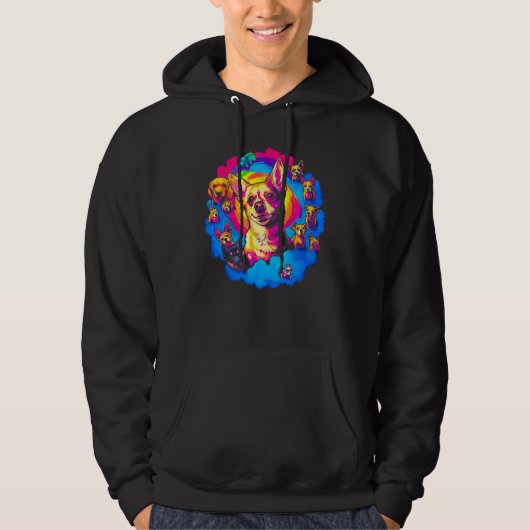 Chihuahua Dog Family Hoodie (Voorkant)