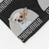 Chihuahua dog fleece deken (Hoek)
