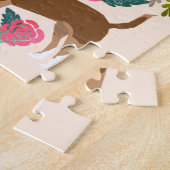 Chihuahua Dog Florals Legpuzzel (Zijkant)