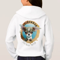 Chihuahua dog girl's hippe voor het liefje