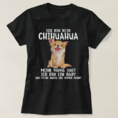 Chihuahua Dog grappige gezegde hond 247 Chihuahua T-shirt (Design voorkant)