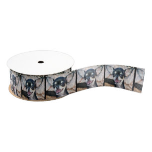 Chihuahua Dog grosgrain lbon Lint