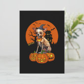 Chihuahua Dog Halloween Kaart (Staand voorkant)