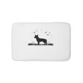 Chihuahua Dog - Halloween Moon Silhouette Classic Badmat (Voorkant)