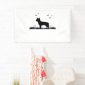 Chihuahua Dog - Halloween Moon Silhouette Classic Spandoek (Insitu)