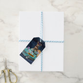 Chihuahua Dog Halloween Truck Scary Night Cadeaulabel (Met Touw)