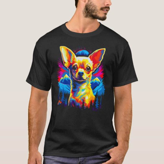Chihuahua Dog Hiking T-shirt (Voorkant)