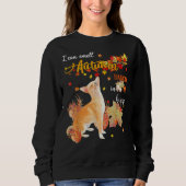 Chihuahua Dog ik kan herfst dansen in de auto Trui (Voorkant)