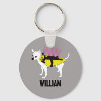 Chihuahua Dog in een gepersonaliseerd Coyote Jacke