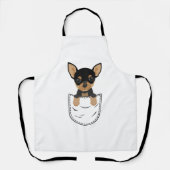 Chihuahua Dog in Pocket Schort (Voorkant)