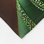 Chihuahua Dog in St. Patrick's Day Dress Fleece Deken (Hoek)