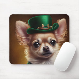Chihuahua Dog in St. Patrick's Day Dress Muismat