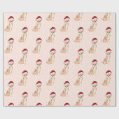 Chihuahua Dog Kerstkerstkerstkerstkerstkerstkerstk Cadeaupapier (Vlak)