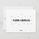 Chihuahua Dog Kerstmis Feestdagenkaart (Achterkant)